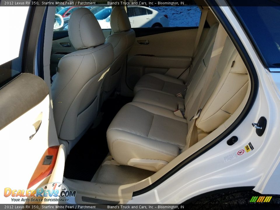 2012 Lexus RX 350 Starfire White Pearl / Parchment Photo #34