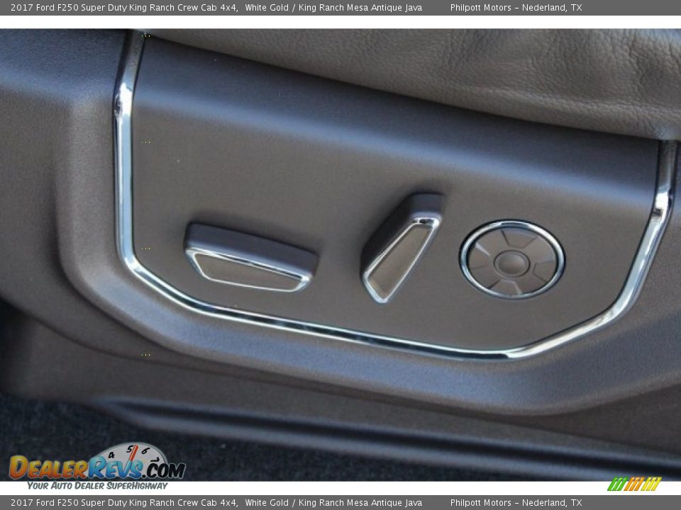 2017 Ford F250 Super Duty King Ranch Crew Cab 4x4 White Gold / King Ranch Mesa Antique Java Photo #13