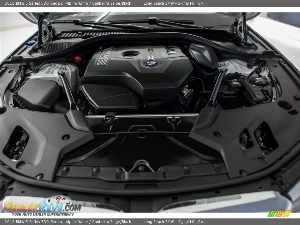 2018 BMW 5 Series 530i Sedan 2.0 Liter DI TwinPower Turbocharged DOHC 16-Valve VVT 4 Cylinder Engine Photo #8