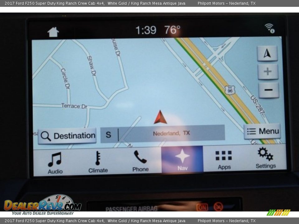 2017 Ford F250 Super Duty King Ranch Crew Cab 4x4 White Gold / King Ranch Mesa Antique Java Photo #14
