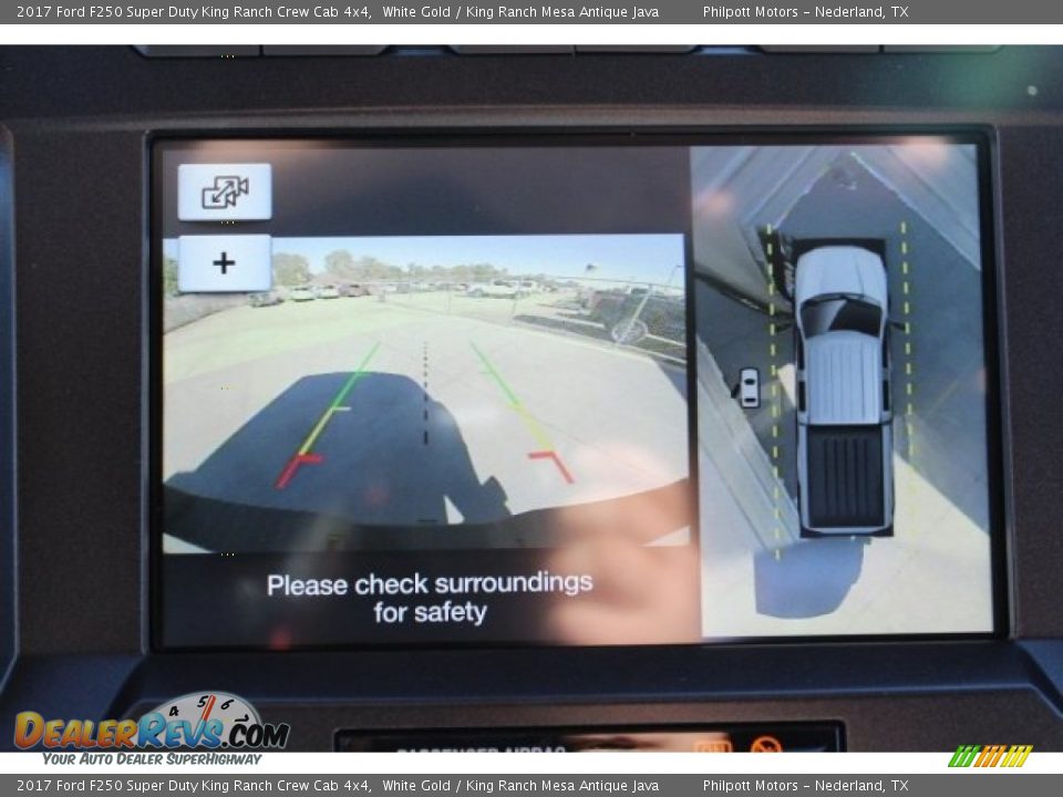 2017 Ford F250 Super Duty King Ranch Crew Cab 4x4 White Gold / King Ranch Mesa Antique Java Photo #15