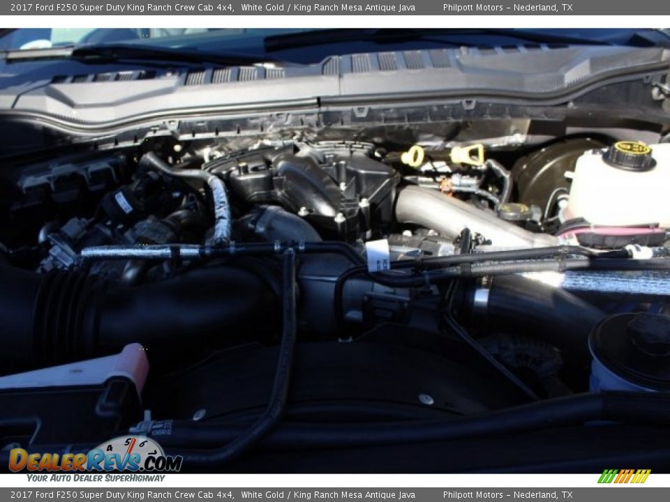 2017 Ford F250 Super Duty King Ranch Crew Cab 4x4 White Gold / King Ranch Mesa Antique Java Photo #25