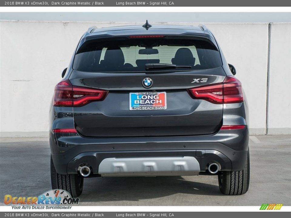 2018 BMW X3 xDrive30i Dark Graphite Metallic / Black Photo #4