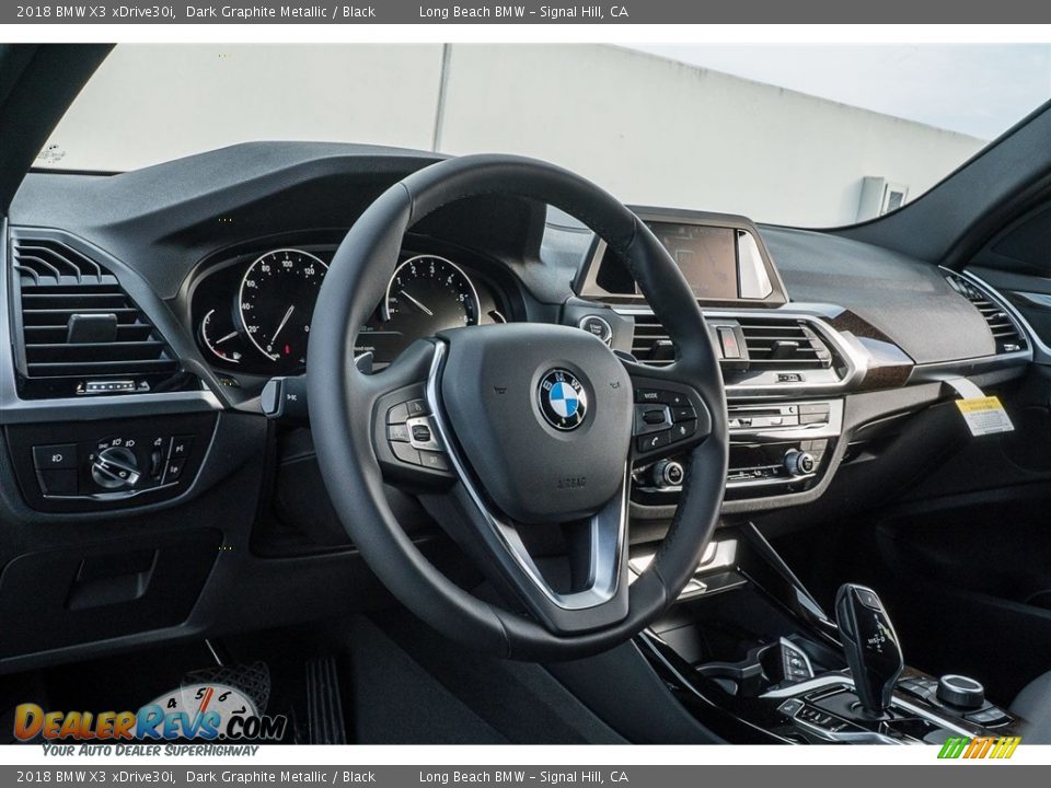 2018 BMW X3 xDrive30i Dark Graphite Metallic / Black Photo #5