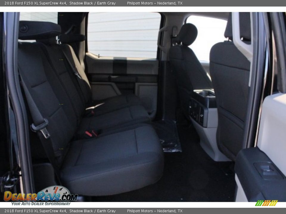 2018 Ford F150 XL SuperCrew 4x4 Shadow Black / Earth Gray Photo #28