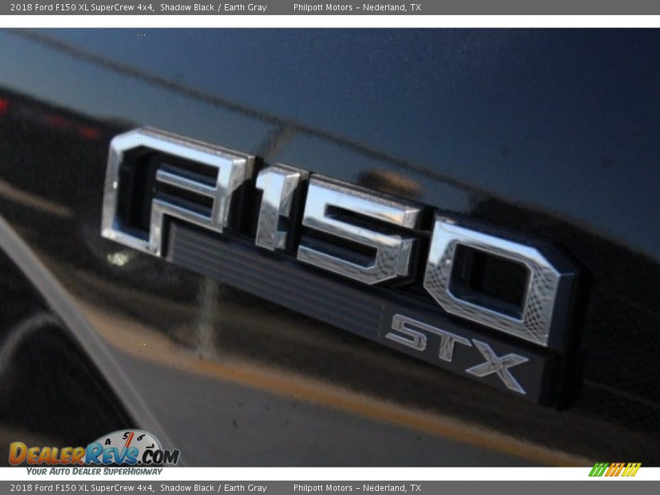 2018 Ford F150 XL SuperCrew 4x4 Shadow Black / Earth Gray Photo #7