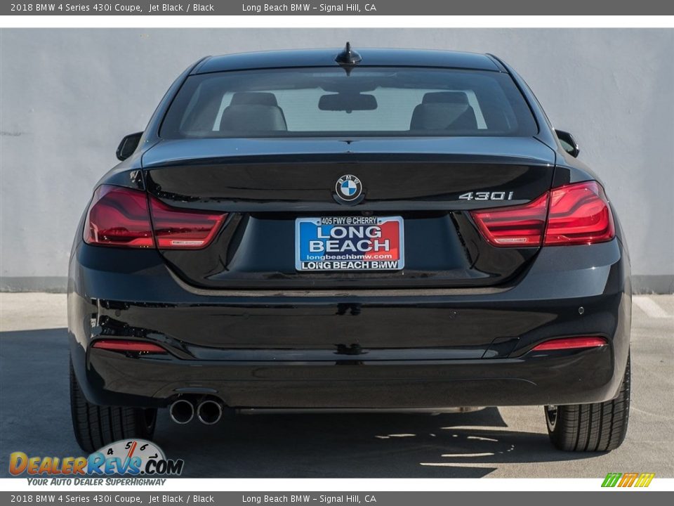 2018 BMW 4 Series 430i Coupe Jet Black / Black Photo #4