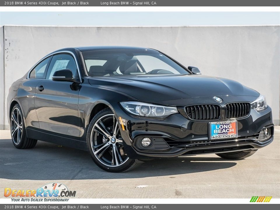 2018 BMW 4 Series 430i Coupe Jet Black / Black Photo #12