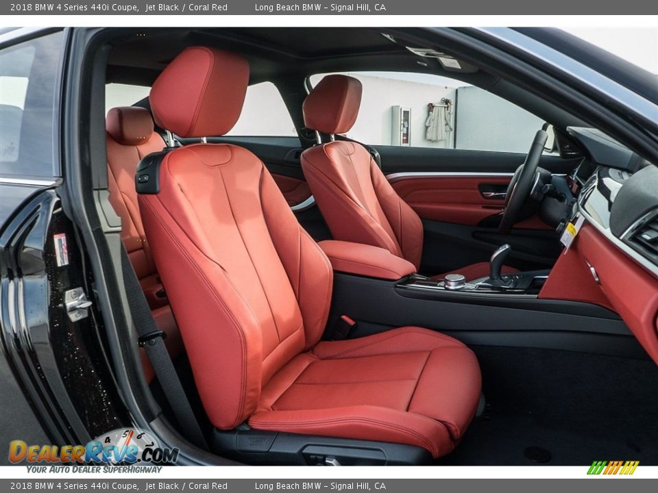 Coral Red Interior - 2018 BMW 4 Series 440i Coupe Photo #2