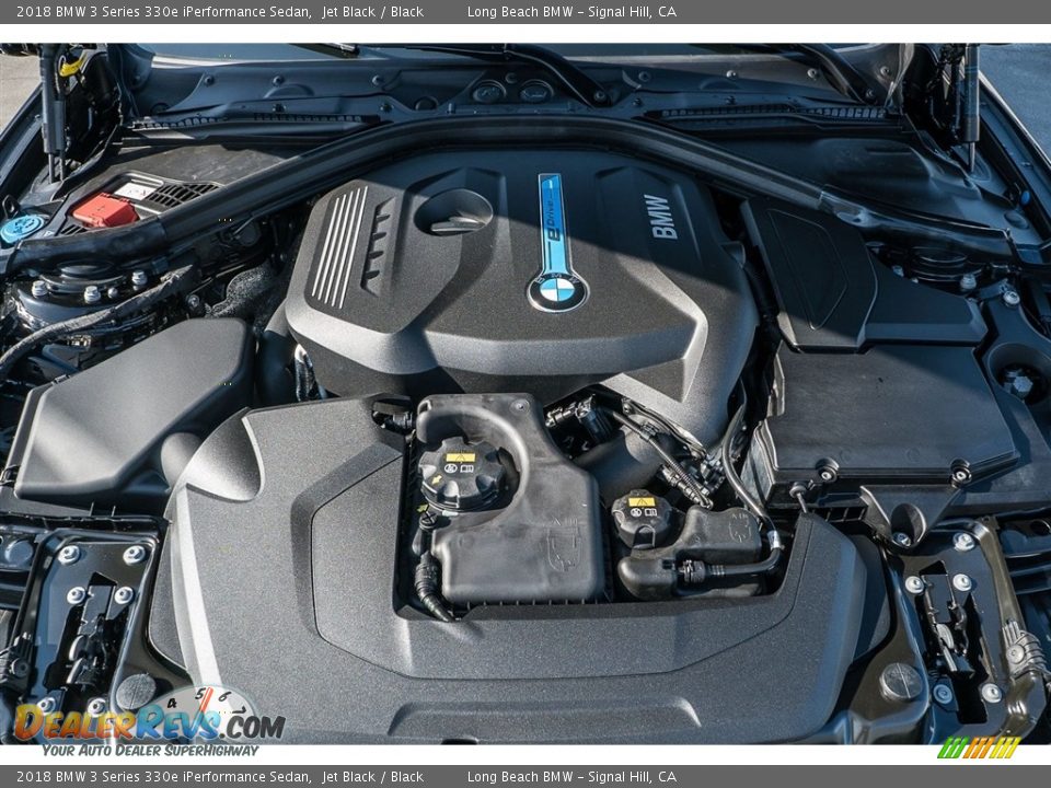 2018 BMW 3 Series 330e iPerformance Sedan Jet Black / Black Photo #8
