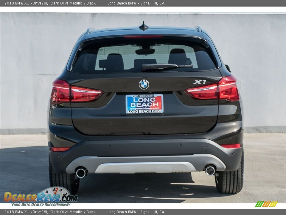 2018 BMW X1 xDrive28i Dark Olive Metallic / Black Photo #4