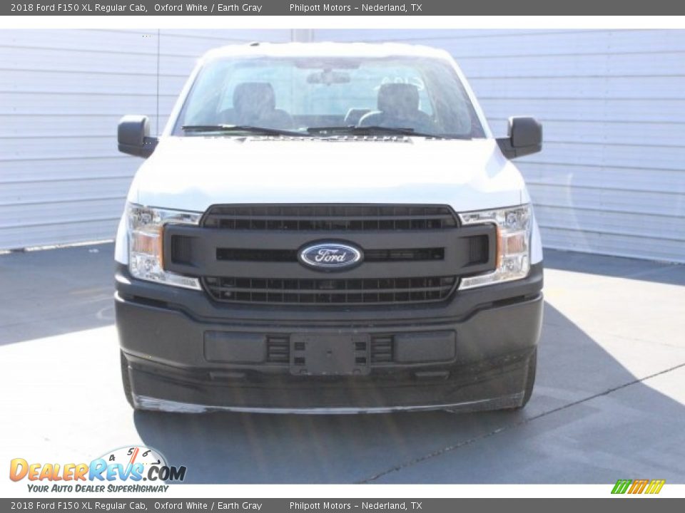 2018 Ford F150 XL Regular Cab Oxford White / Earth Gray Photo #2