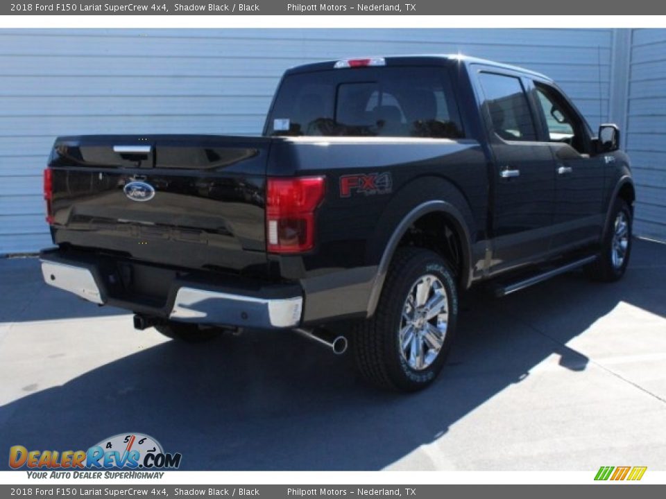 2018 Ford F150 Lariat SuperCrew 4x4 Shadow Black / Black Photo #11