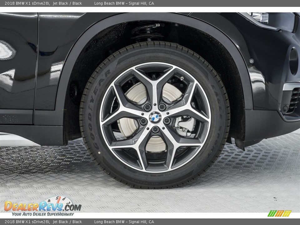 2018 BMW X1 sDrive28i Jet Black / Black Photo #9