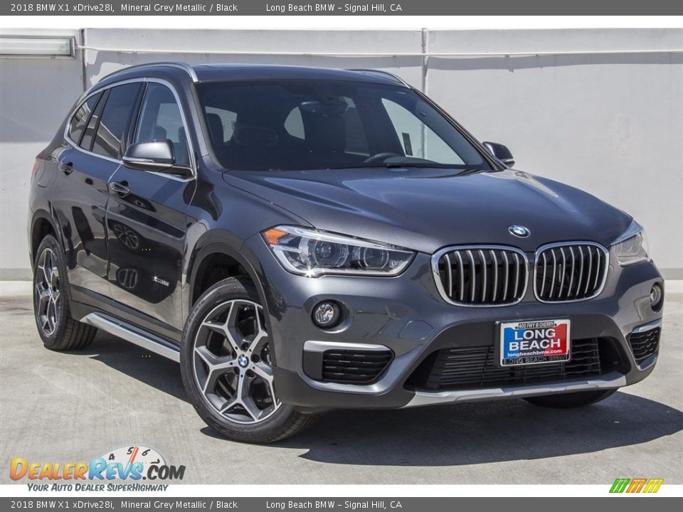 2018 BMW X1 xDrive28i Mineral Grey Metallic / Black Photo #11