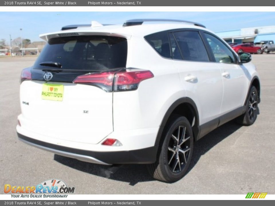 2018 Toyota RAV4 SE Super White / Black Photo #9
