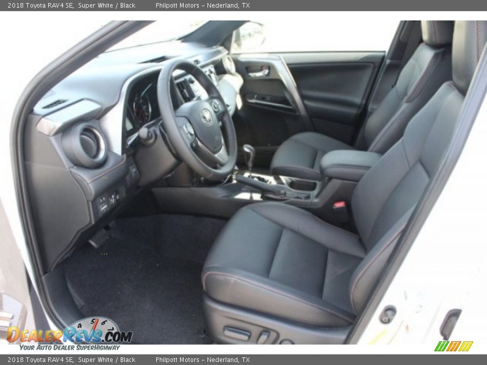 2018 Toyota RAV4 SE Super White / Black Photo #14