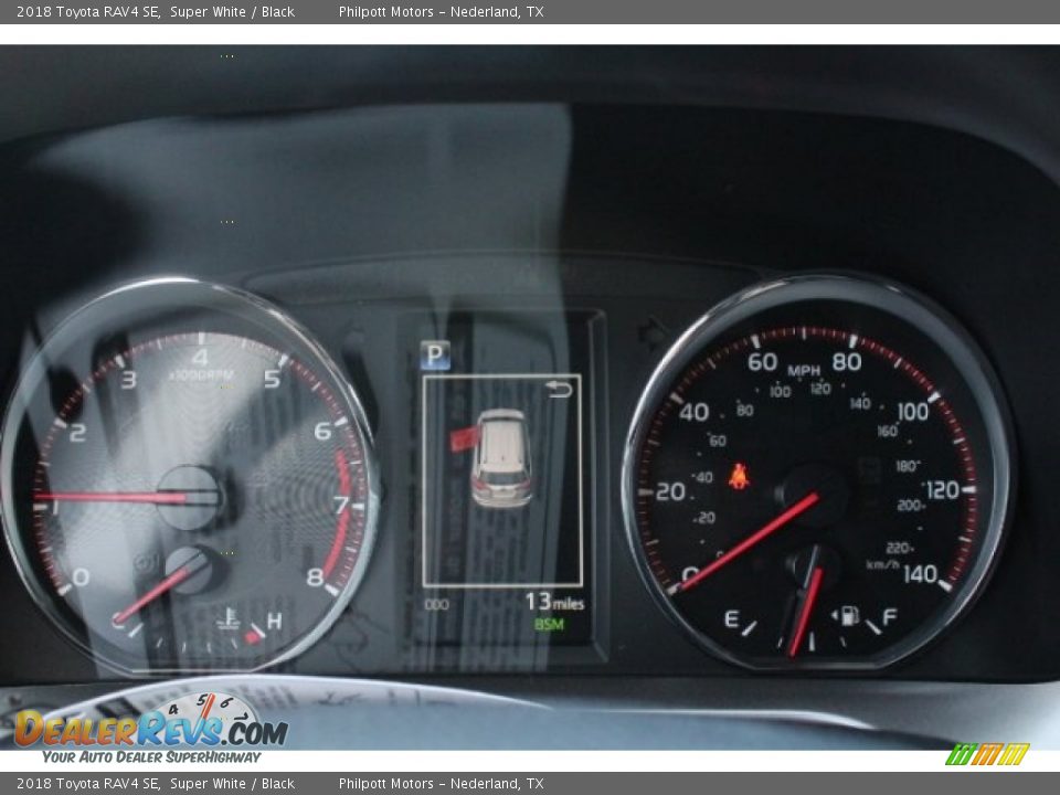 2018 Toyota RAV4 SE Super White / Black Photo #22