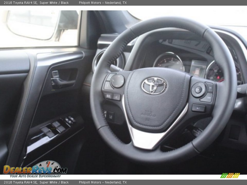 2018 Toyota RAV4 SE Super White / Black Photo #27