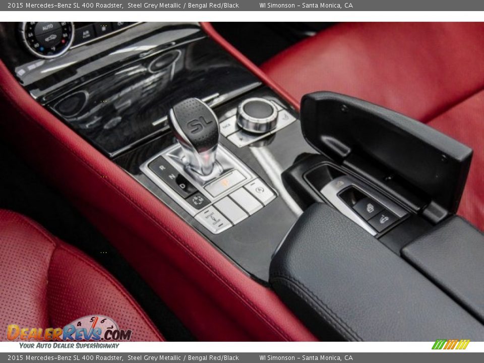 2015 Mercedes-Benz SL 400 Roadster Steel Grey Metallic / Bengal Red/Black Photo #15