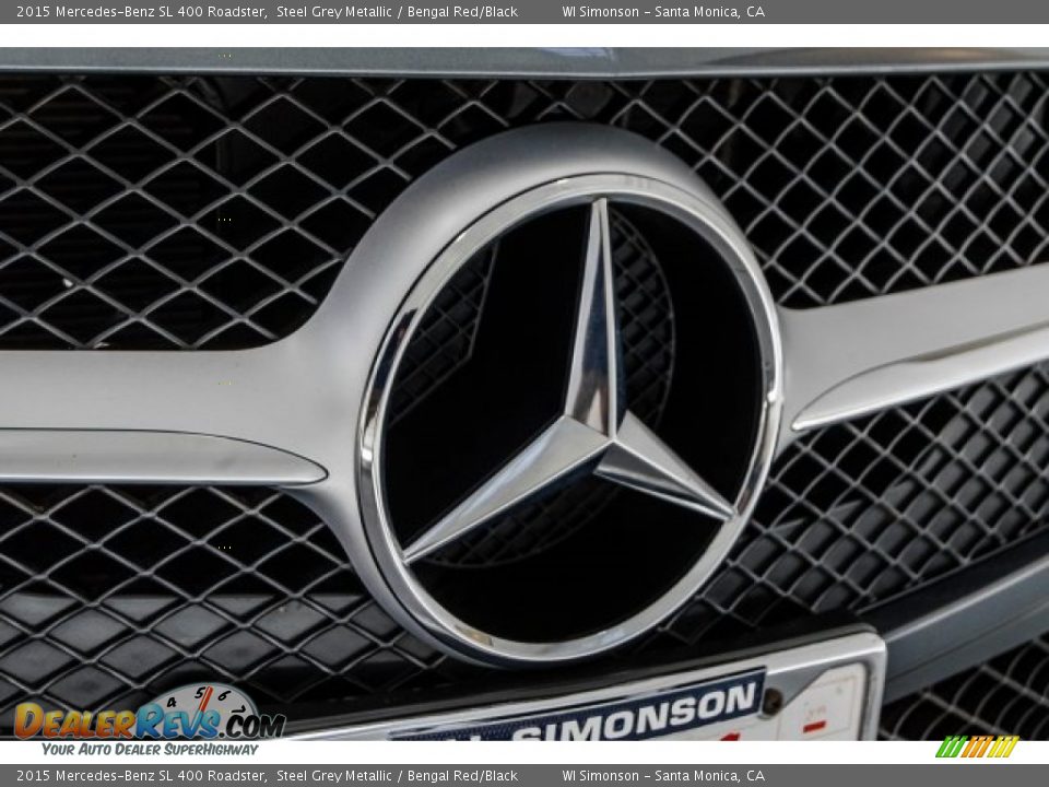 2015 Mercedes-Benz SL 400 Roadster Steel Grey Metallic / Bengal Red/Black Photo #29