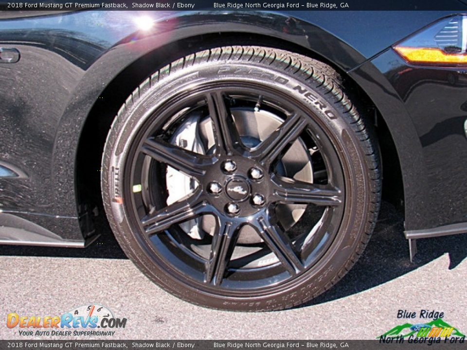 2018 Ford Mustang GT Premium Fastback Shadow Black / Ebony Photo #8