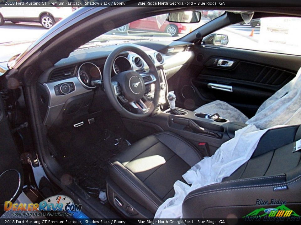 2018 Ford Mustang GT Premium Fastback Shadow Black / Ebony Photo #9