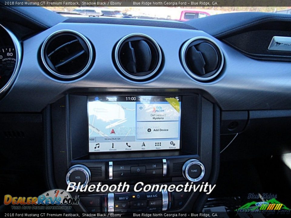 2018 Ford Mustang GT Premium Fastback Shadow Black / Ebony Photo #16