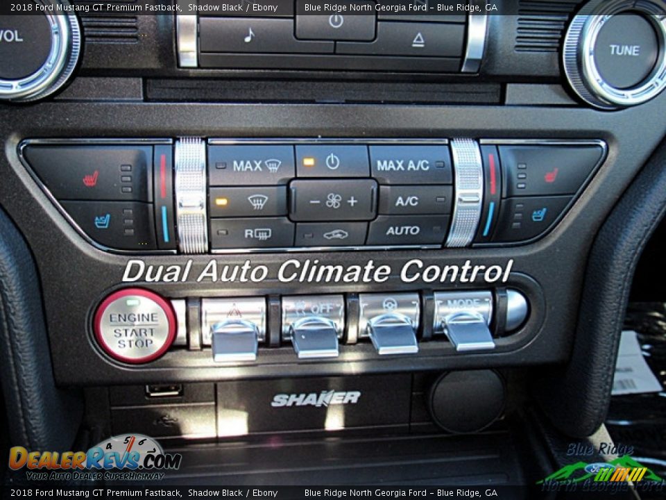 2018 Ford Mustang GT Premium Fastback Shadow Black / Ebony Photo #20