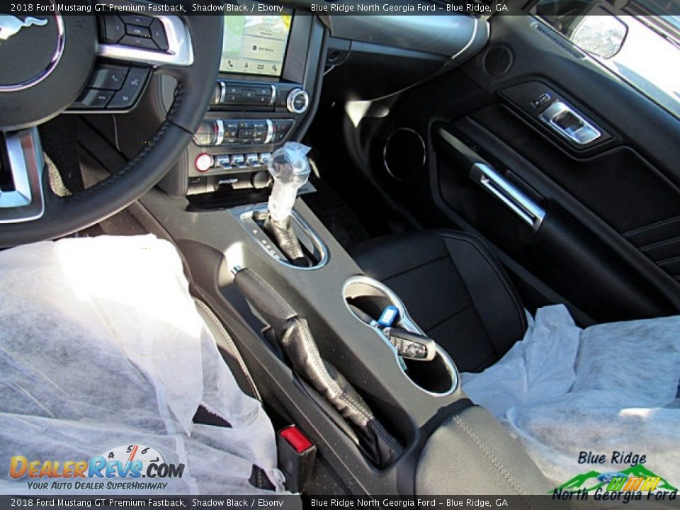 2018 Ford Mustang GT Premium Fastback Shadow Black / Ebony Photo #23