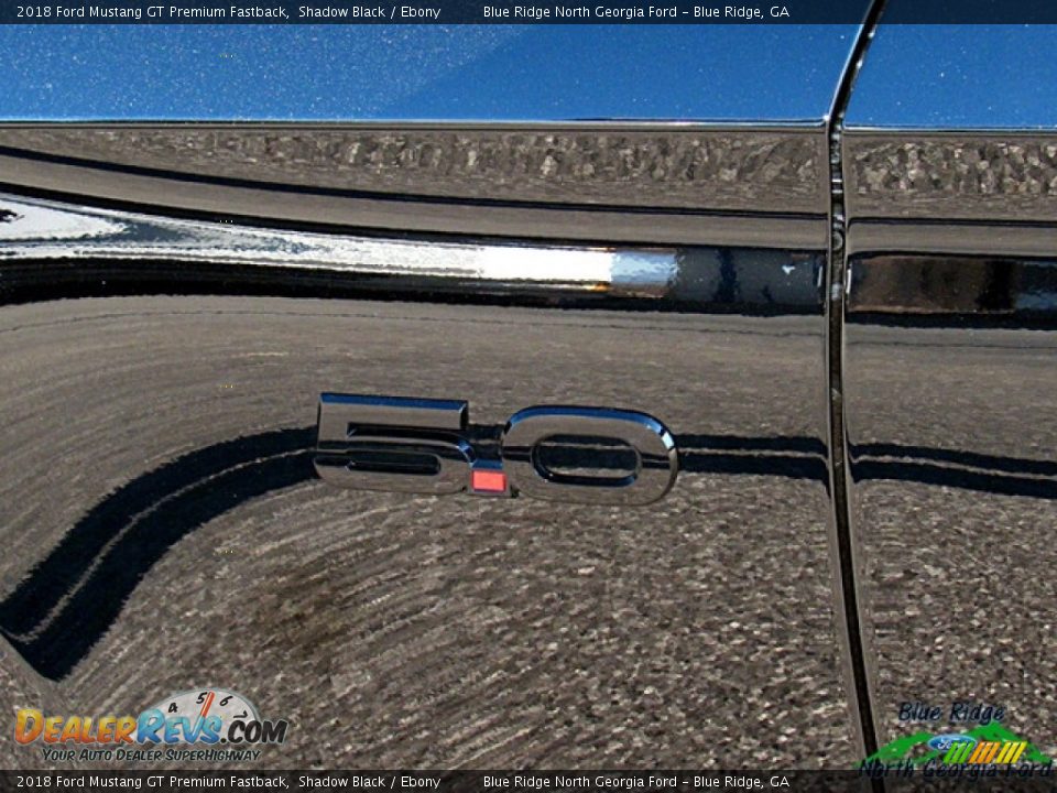 2018 Ford Mustang GT Premium Fastback Shadow Black / Ebony Photo #29