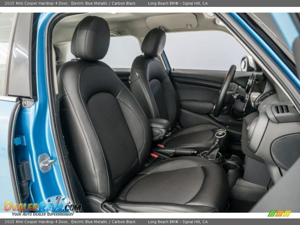 2015 Mini Cooper Hardtop 4 Door Electric Blue Metallic / Carbon Black Photo #6