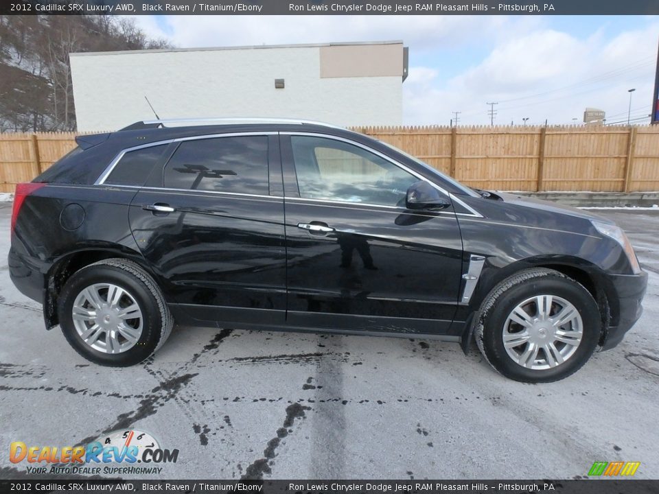 2012 Cadillac SRX Luxury AWD Black Raven / Titanium/Ebony Photo #6