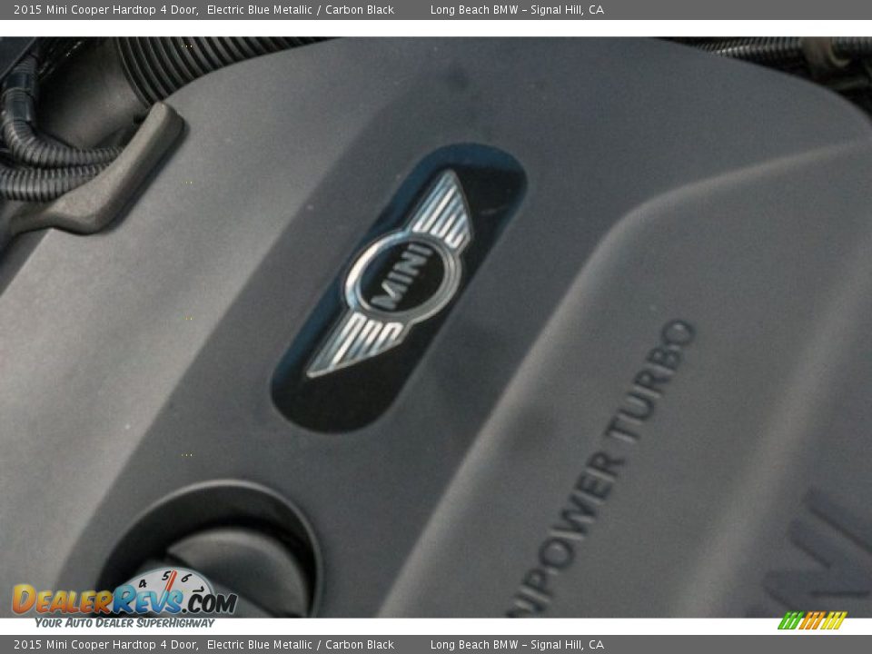 2015 Mini Cooper Hardtop 4 Door Electric Blue Metallic / Carbon Black Photo #25