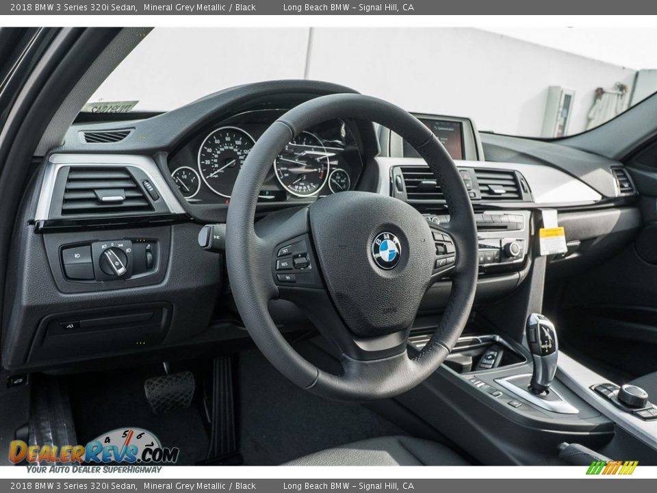 2018 BMW 3 Series 320i Sedan Mineral Grey Metallic / Black Photo #5