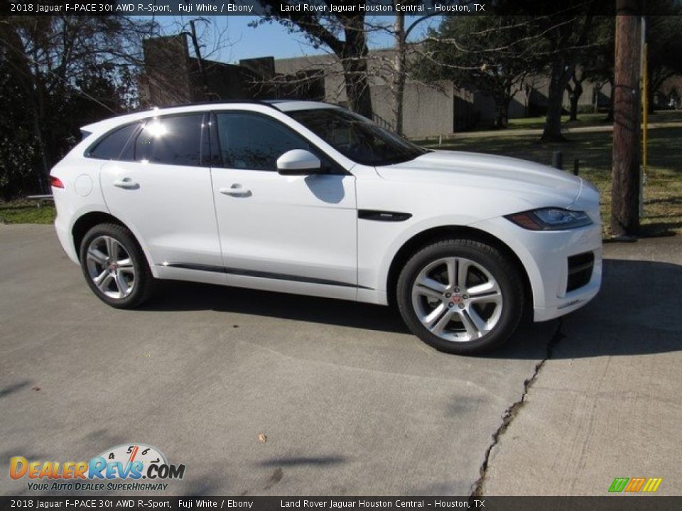 Fuji White 2018 Jaguar F-PACE 30t AWD R-Sport Photo #1