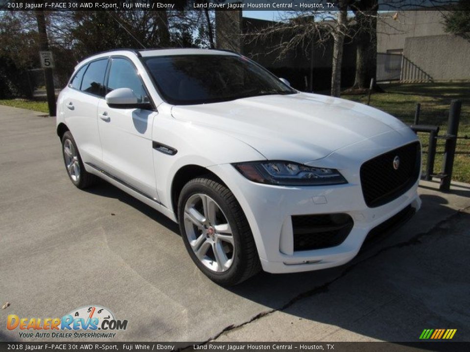 2018 Jaguar F-PACE 30t AWD R-Sport Fuji White / Ebony Photo #2