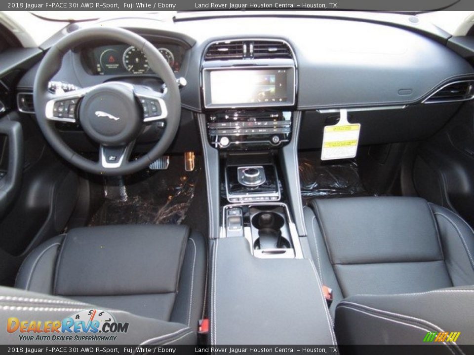 Dashboard of 2018 Jaguar F-PACE 30t AWD R-Sport Photo #4