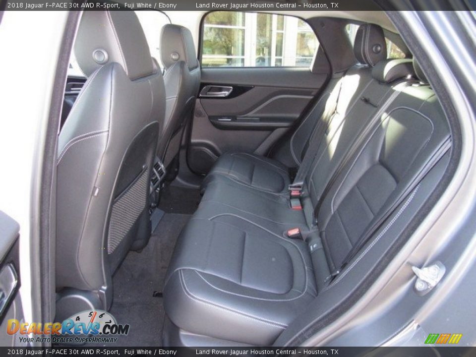 Rear Seat of 2018 Jaguar F-PACE 30t AWD R-Sport Photo #5