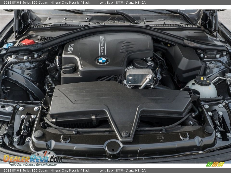 2018 BMW 3 Series 320i Sedan Mineral Grey Metallic / Black Photo #8