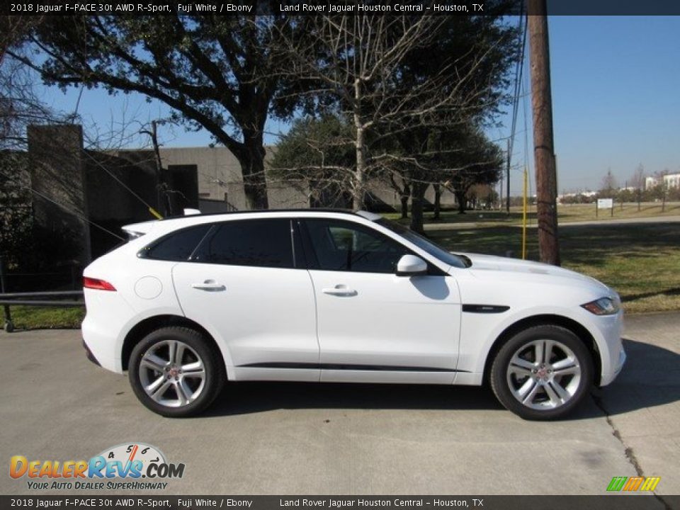Fuji White 2018 Jaguar F-PACE 30t AWD R-Sport Photo #6