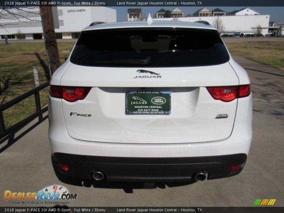 2018 Jaguar F-PACE 30t AWD R-Sport Fuji White / Ebony Photo #8