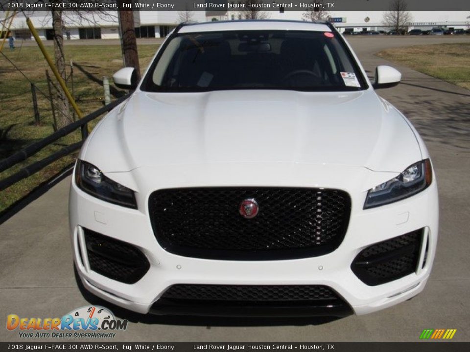 2018 Jaguar F-PACE 30t AWD R-Sport Fuji White / Ebony Photo #9