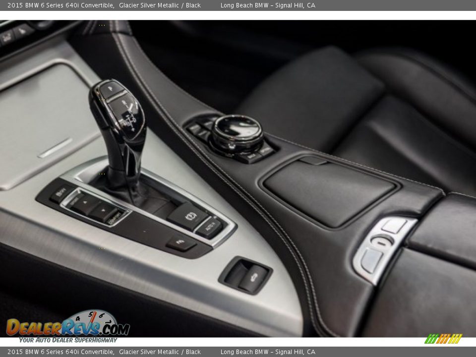 2015 BMW 6 Series 640i Convertible Glacier Silver Metallic / Black Photo #9
