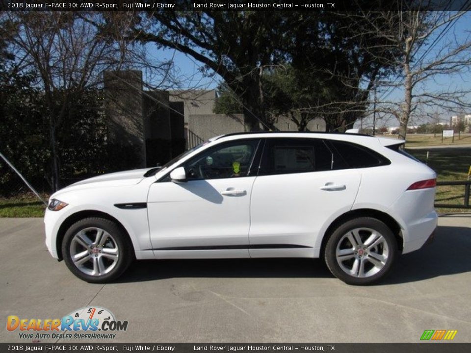 Fuji White 2018 Jaguar F-PACE 30t AWD R-Sport Photo #11