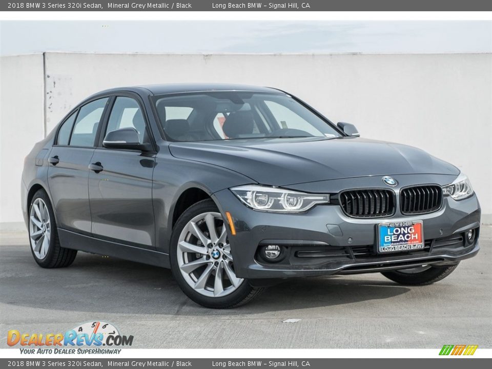 2018 BMW 3 Series 320i Sedan Mineral Grey Metallic / Black Photo #12