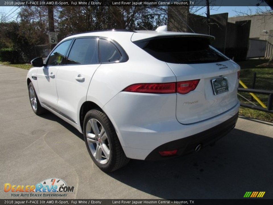 2018 Jaguar F-PACE 30t AWD R-Sport Fuji White / Ebony Photo #12