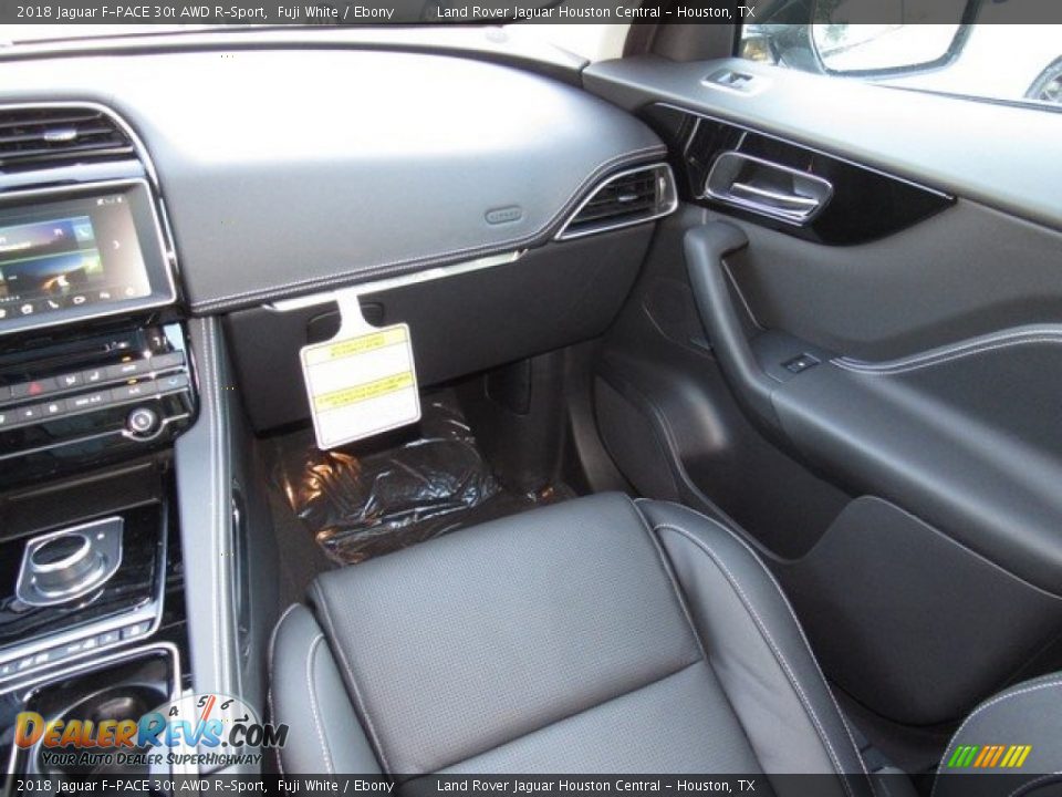 2018 Jaguar F-PACE 30t AWD R-Sport Fuji White / Ebony Photo #14