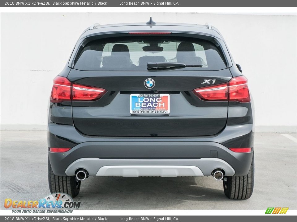 2018 BMW X1 xDrive28i Black Sapphire Metallic / Black Photo #4