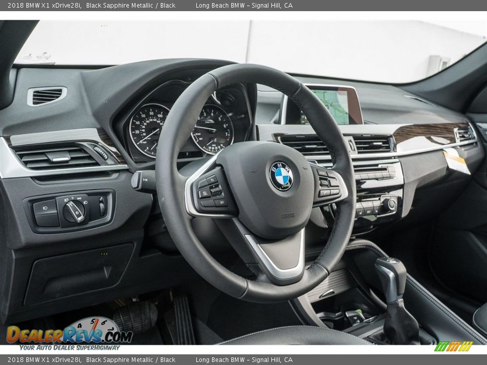 2018 BMW X1 xDrive28i Black Sapphire Metallic / Black Photo #5
